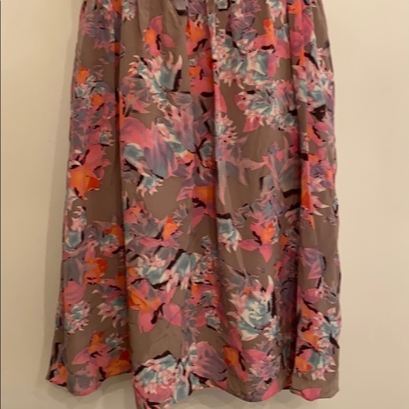 Rebecca Taylor Patterned High Neck Skater Dress!!! - Picture 4 of 10